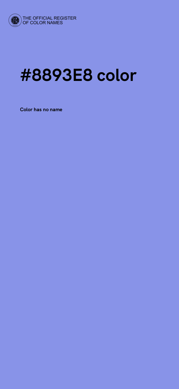 #8893E8 color image