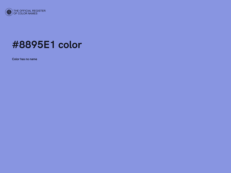 #8895E1 color image