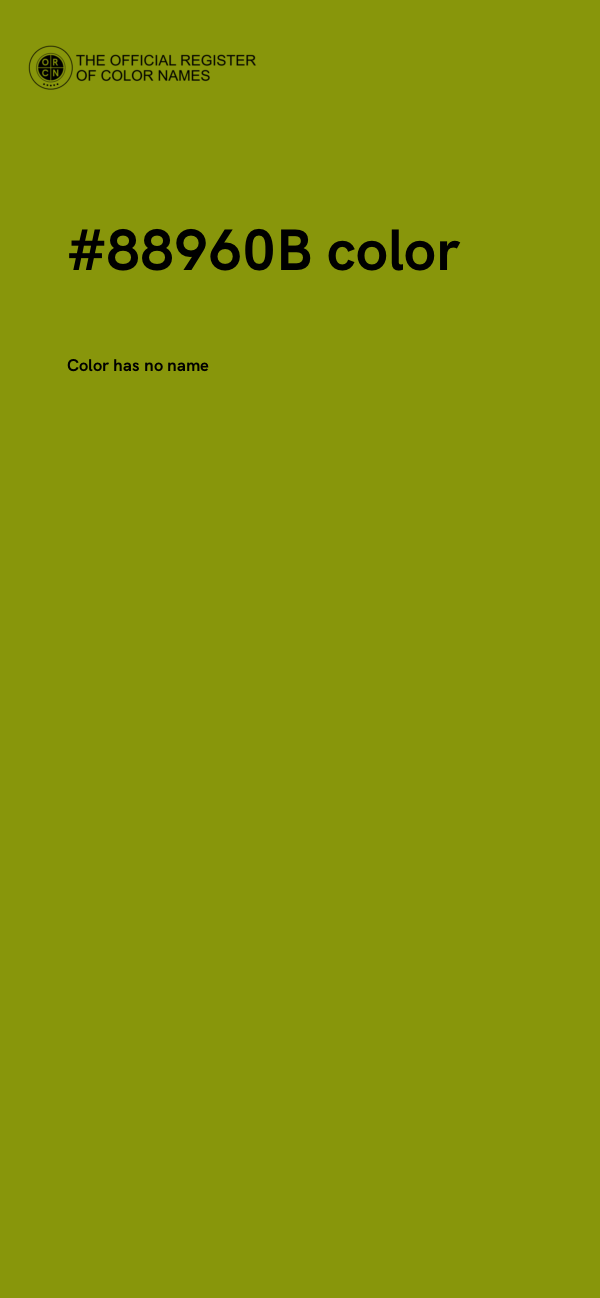 #88960B color image