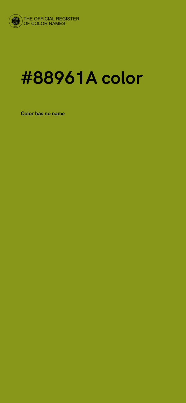 #88961A color image