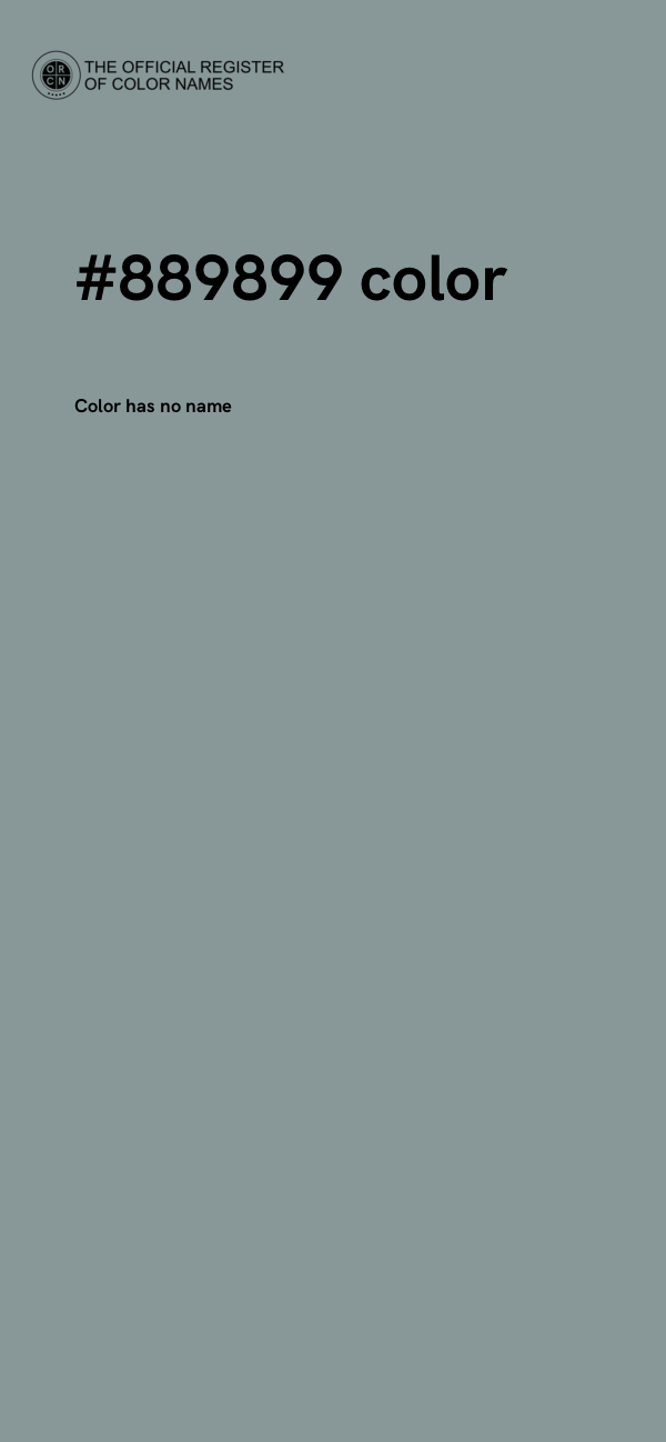 #889899 color image
