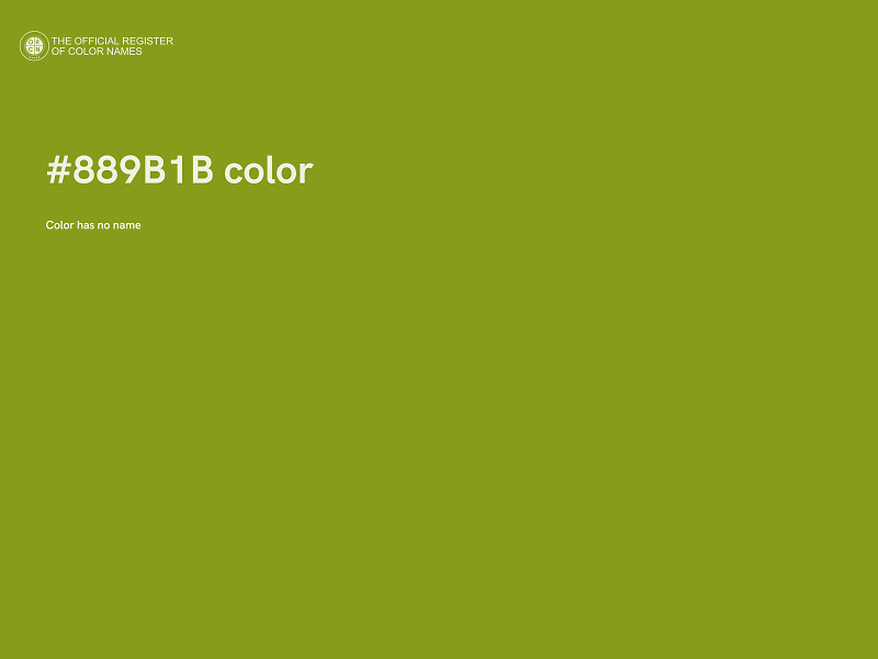 #889B1B color image