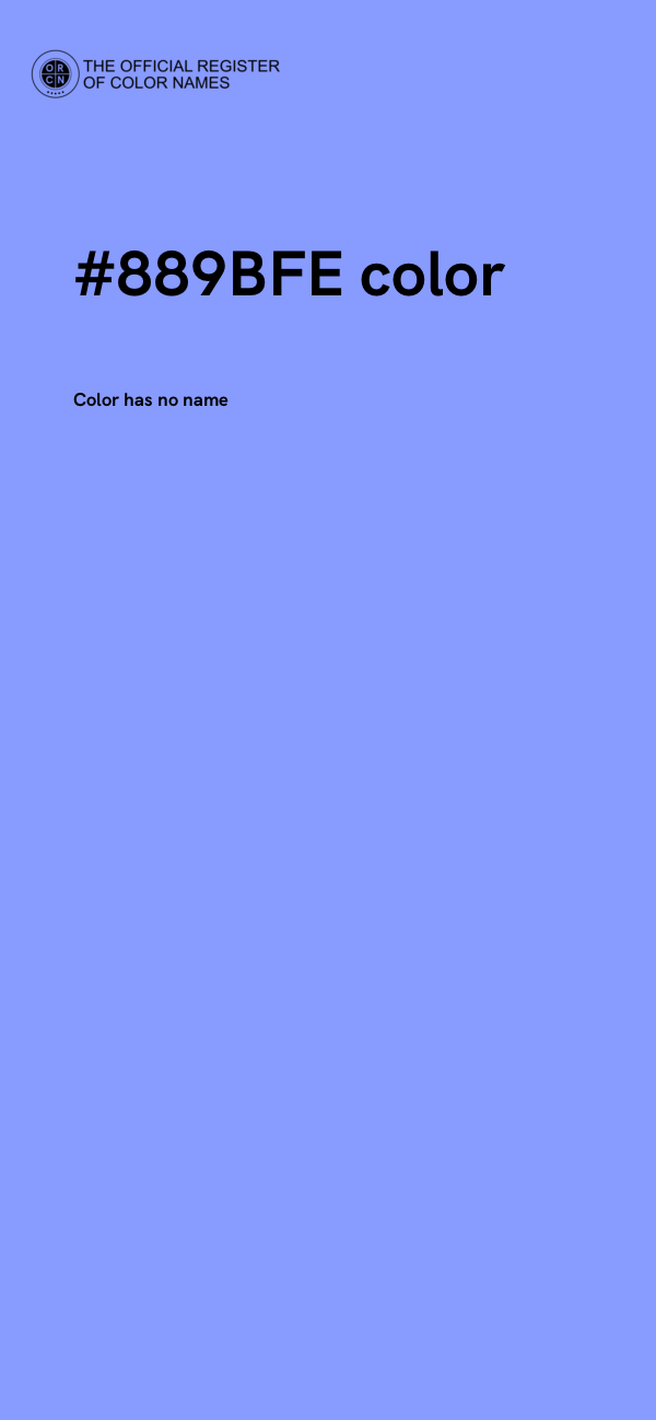 #889BFE color image