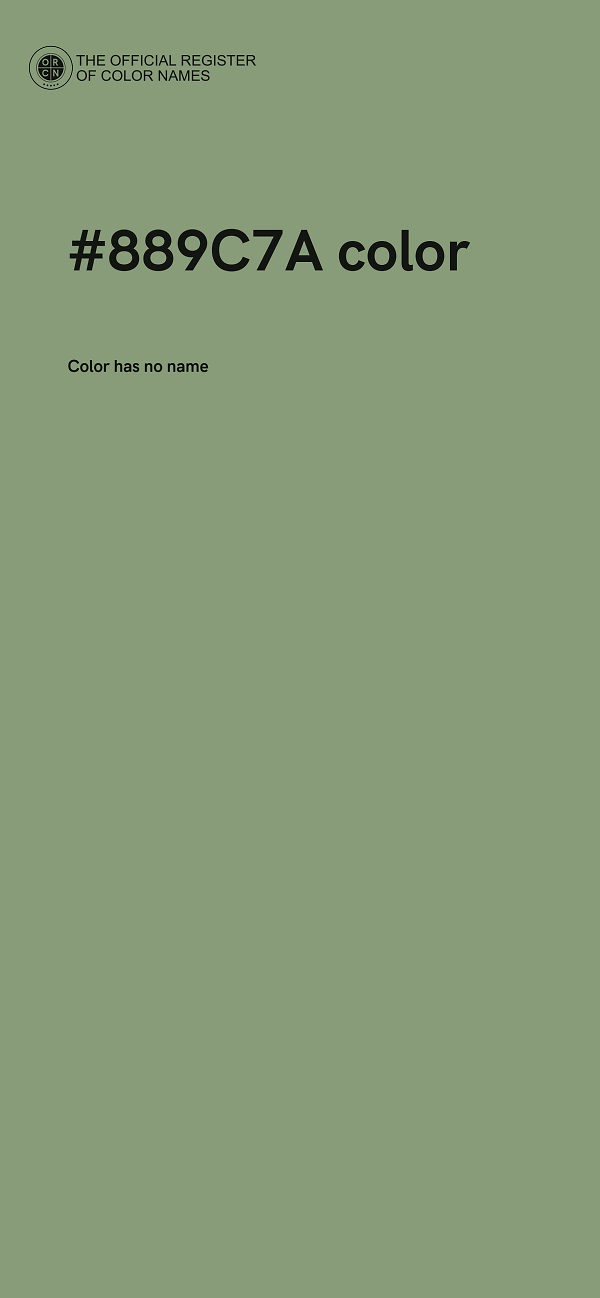 #889C7A color image