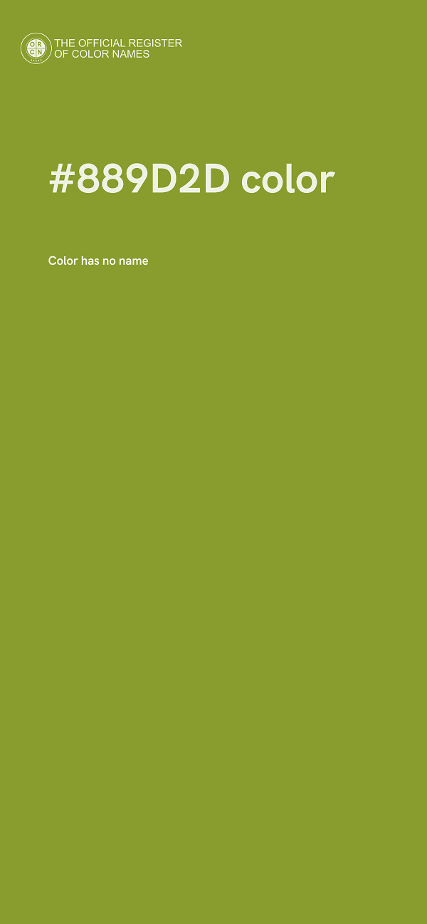 #889D2D color image