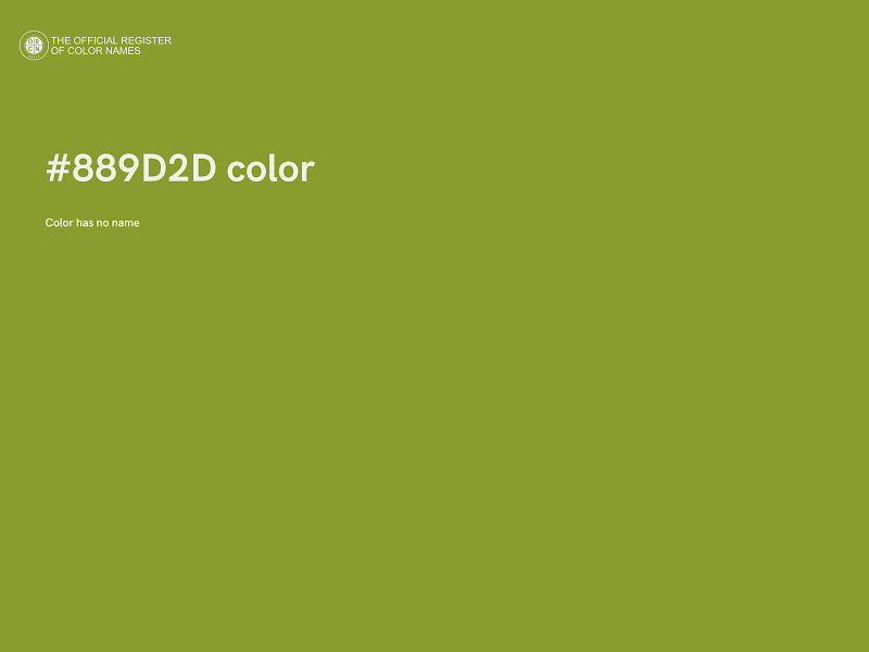 #889D2D color image