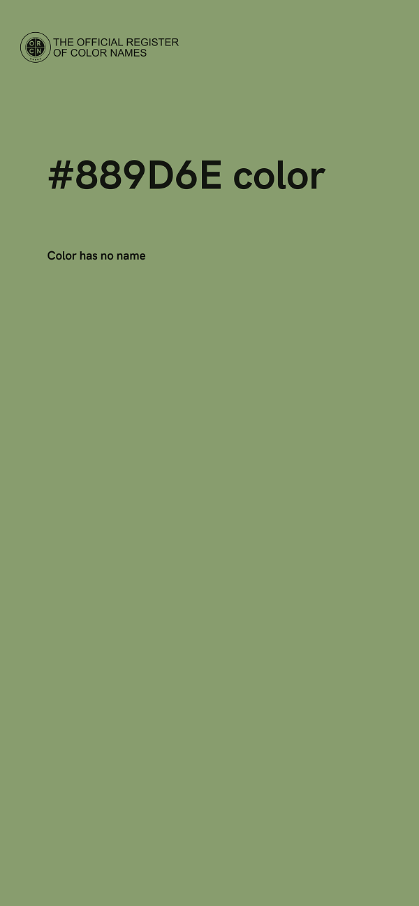 #889D6E color image