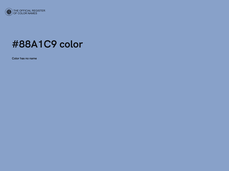 #88A1C9 color image