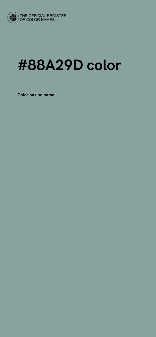 #88A29D color image