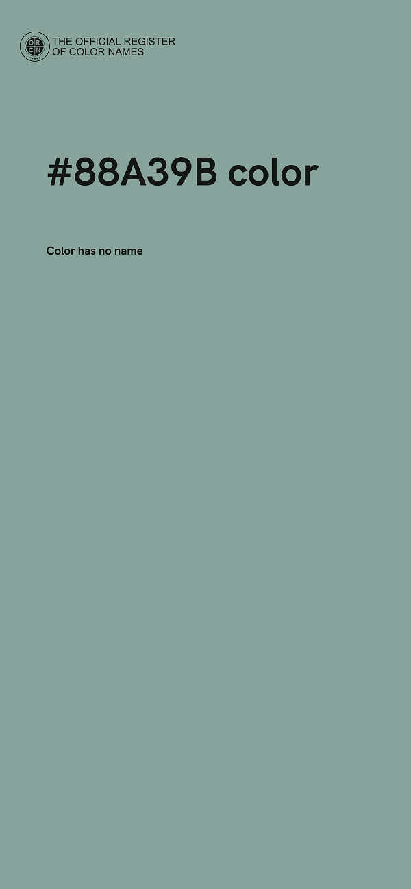 #88A39B color image
