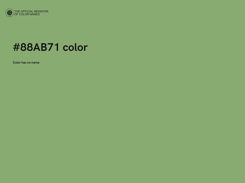 #88AB71 color image