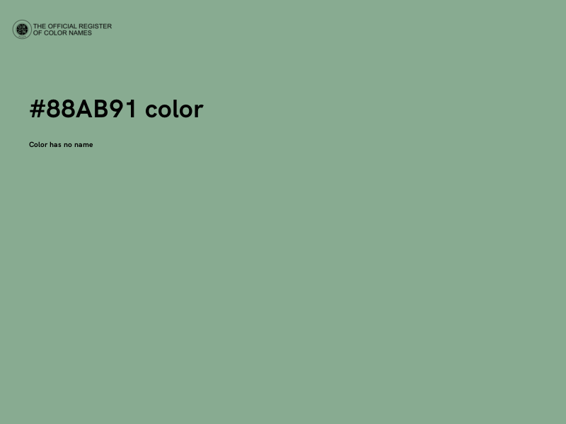 #88AB91 color image