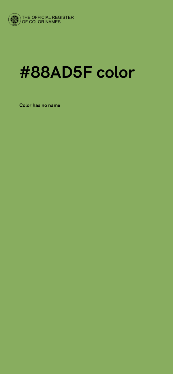 #88AD5F color image