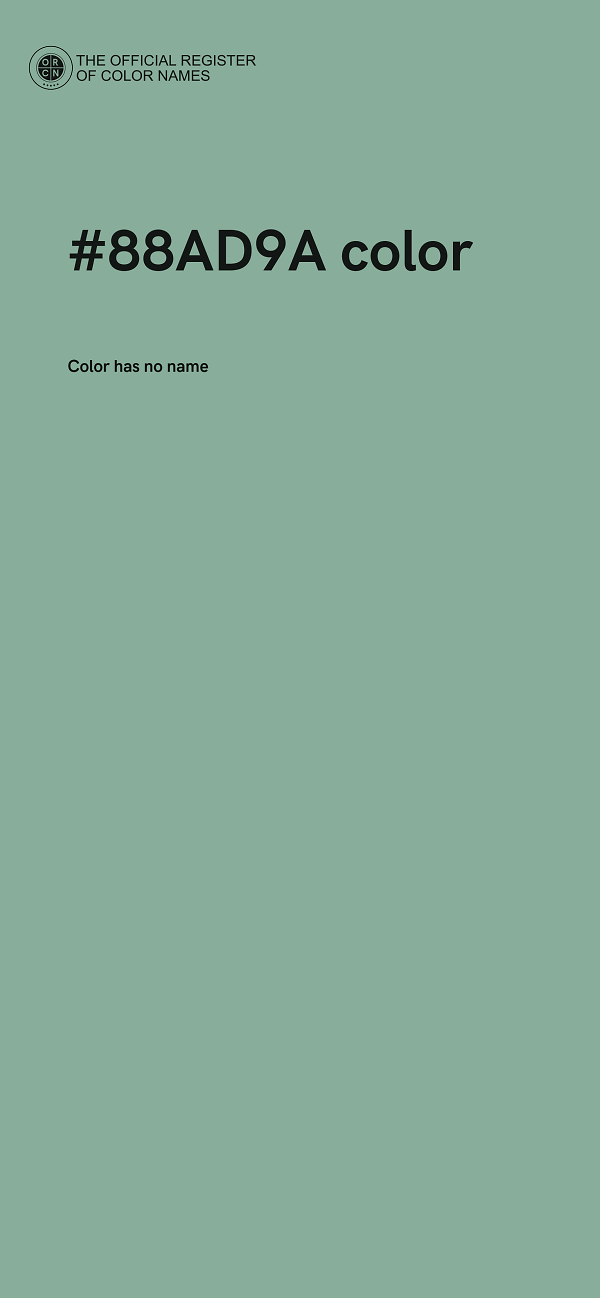 #88AD9A color image