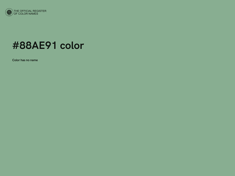 #88AE91 color image