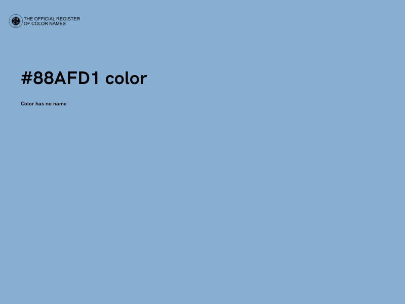 #88AFD1 color image