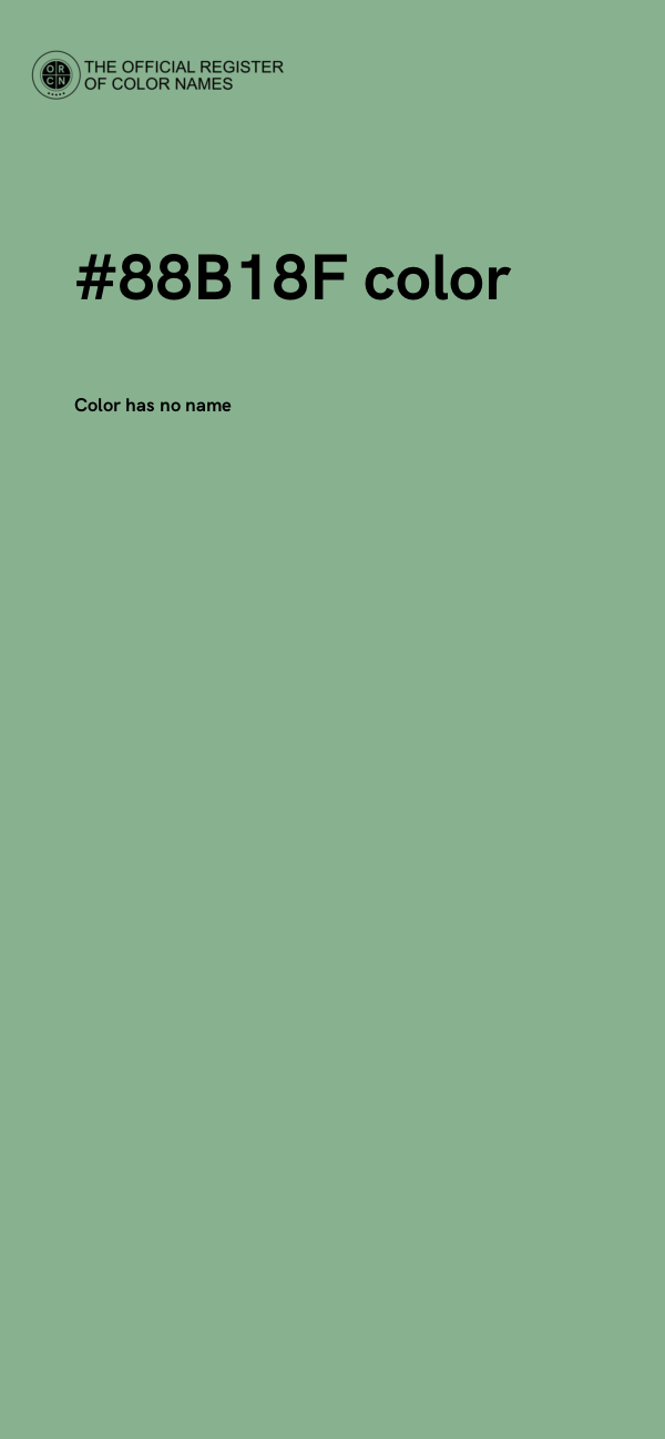#88B18F color image
