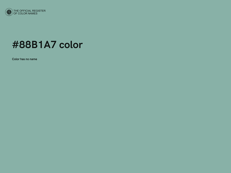 #88B1A7 color image