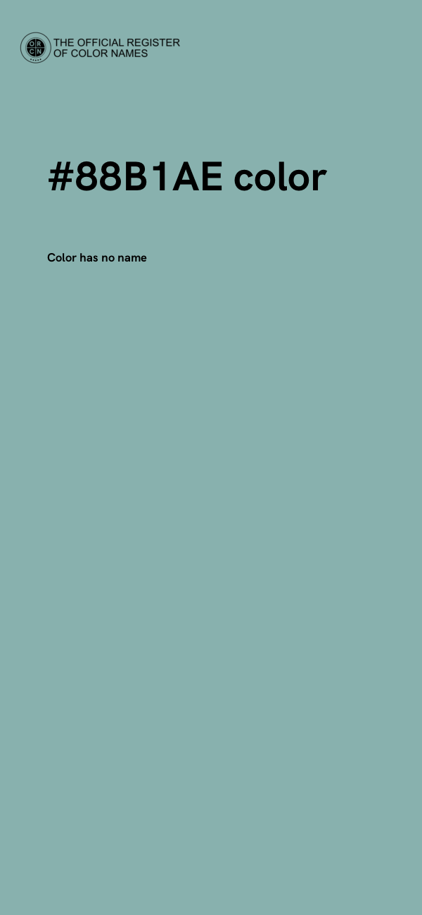 #88B1AE color image