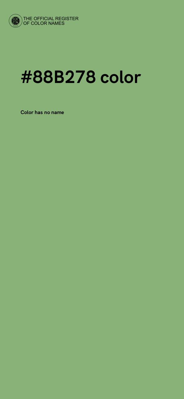 #88B278 color image