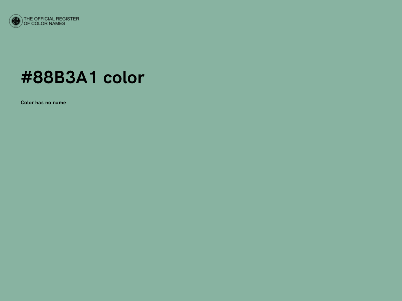 #88B3A1 color image