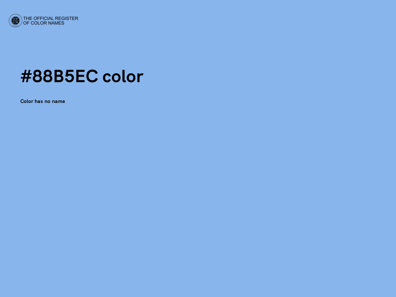 #88B5EC color image