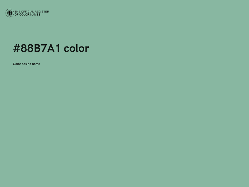 #88B7A1 color image