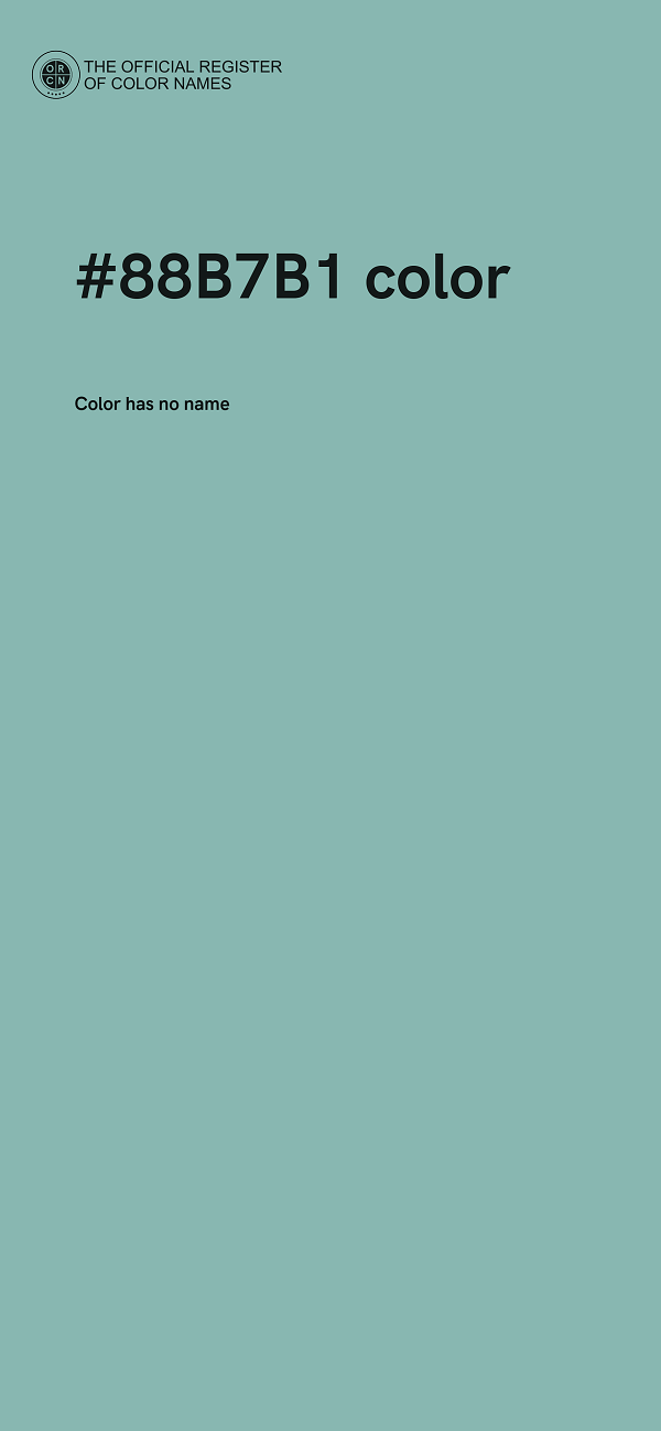 #88B7B1 color image