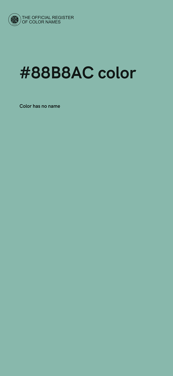 #88B8AC color image