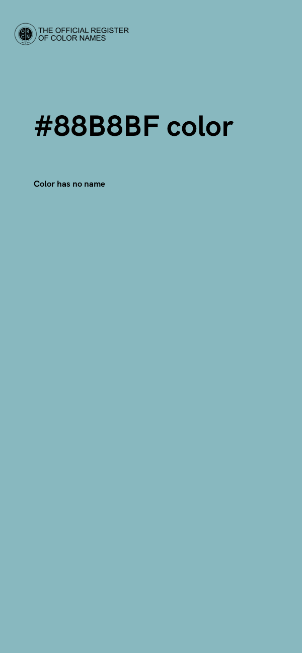 #88B8BF color image