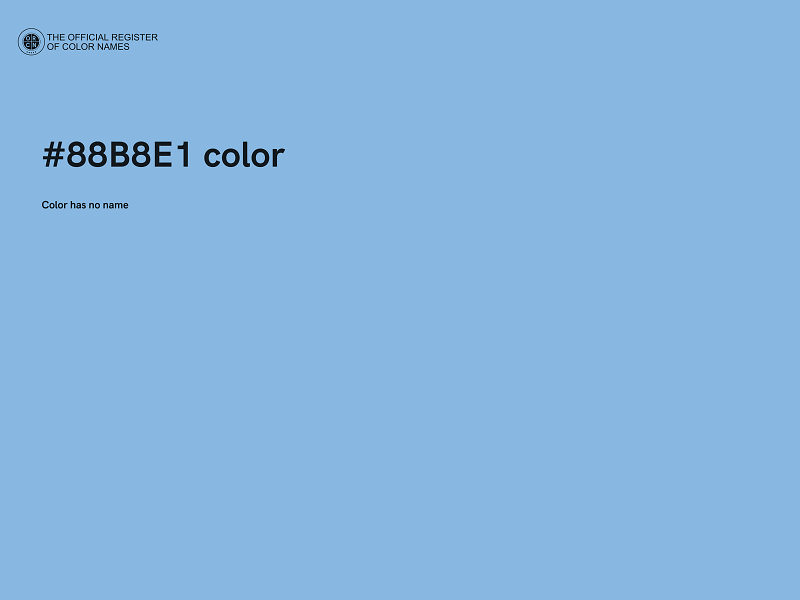 #88B8E1 color image