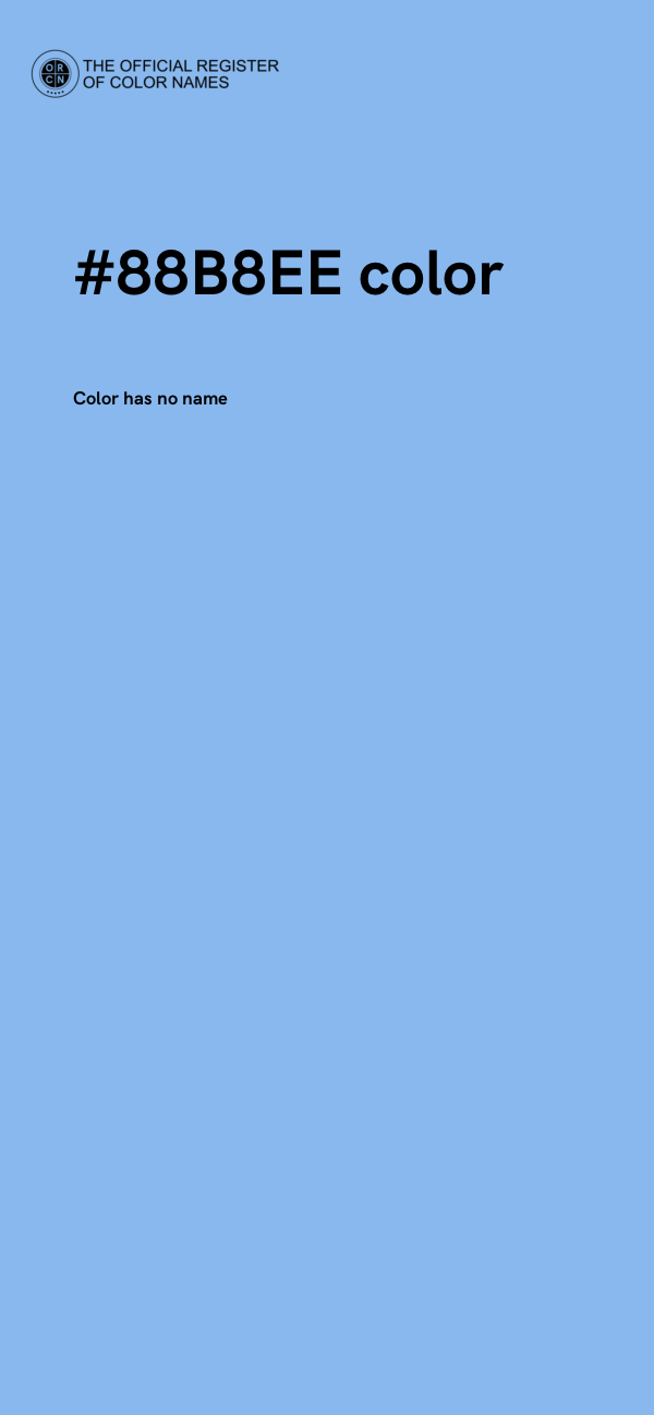 #88B8EE color image