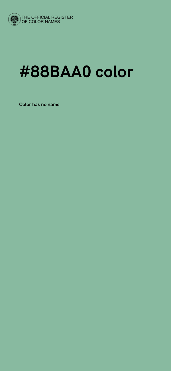 #88BAA0 color image