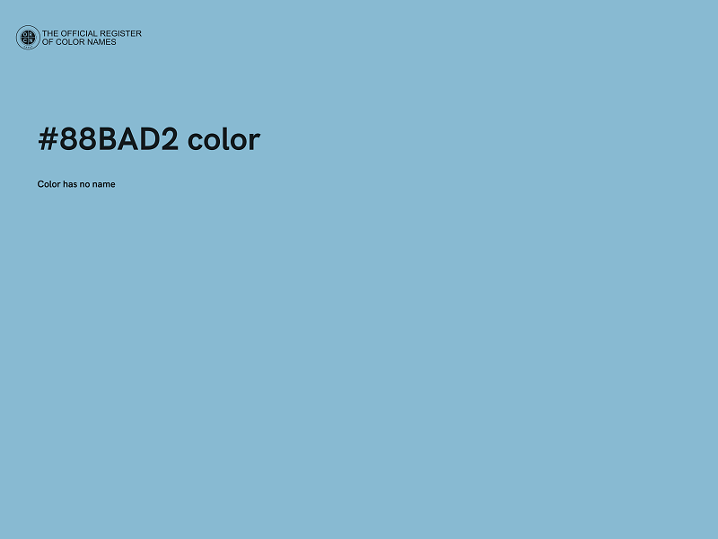 #88BAD2 color image