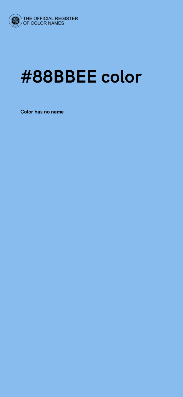 #88BBEE color image