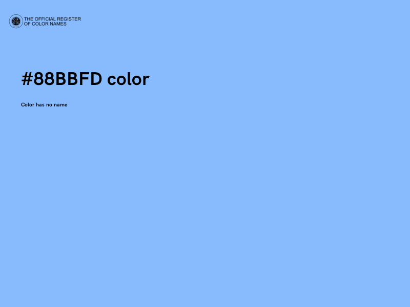 #88BBFD color image