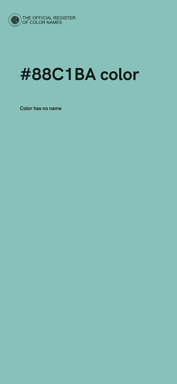 #88C1BA color image