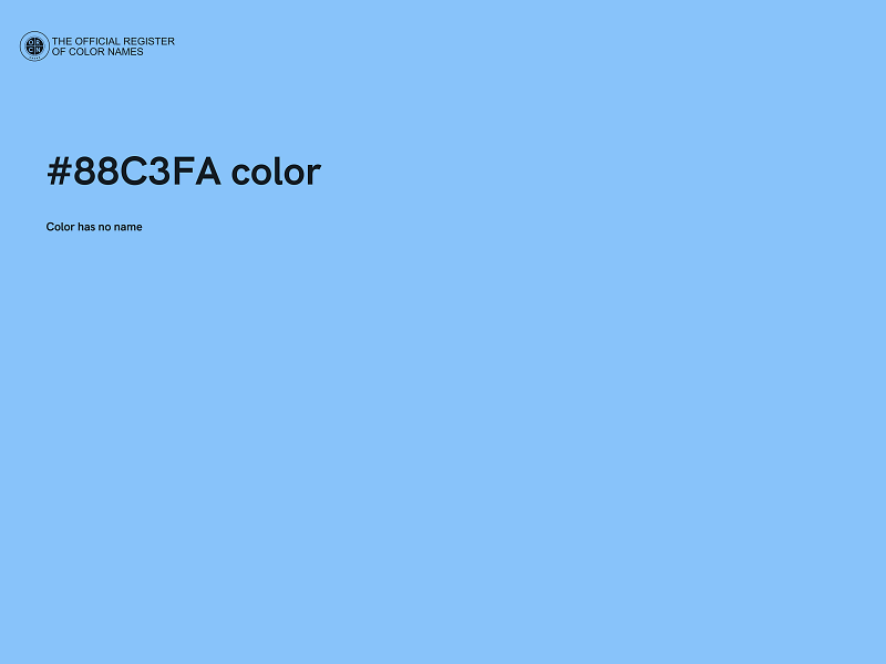 #88C3FA color image