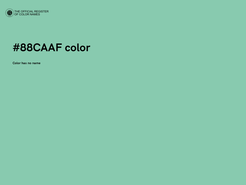 #88CAAF color image