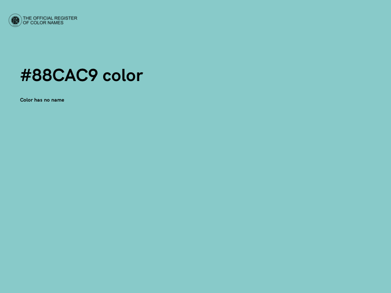 #88CAC9 color image