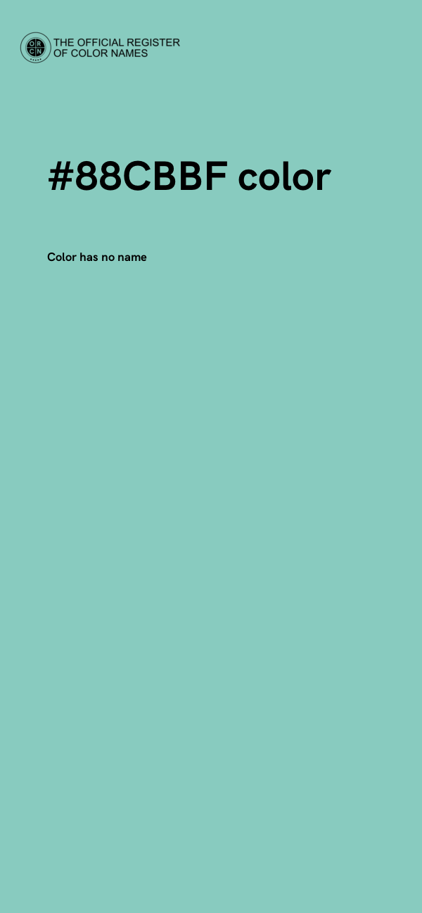 #88CBBF color image
