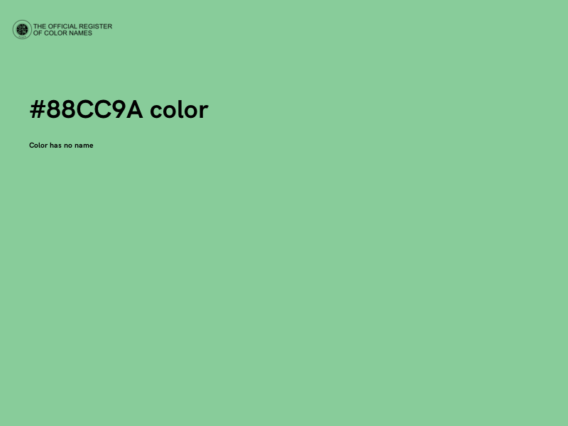 #88CC9A color image