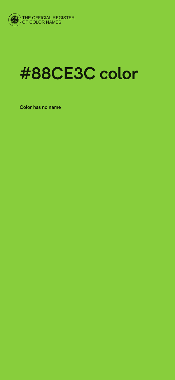 #88CE3C color image
