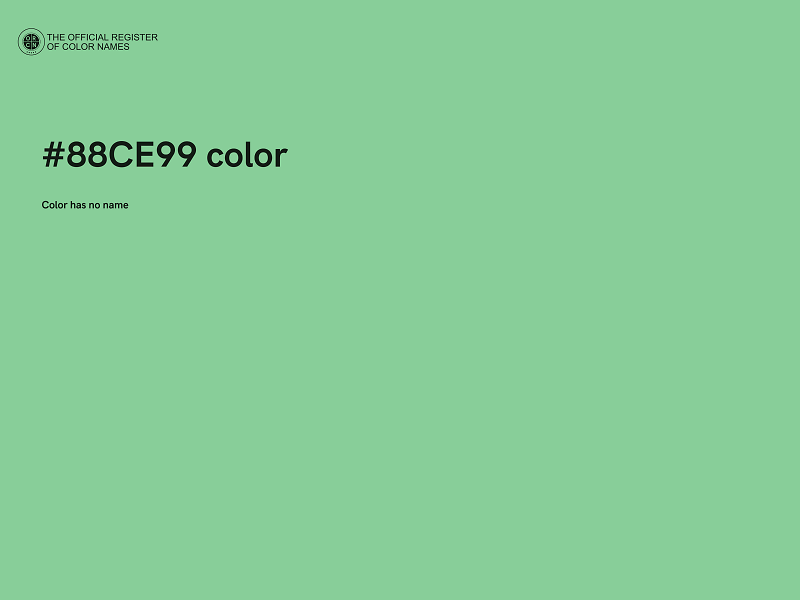 #88CE99 color image