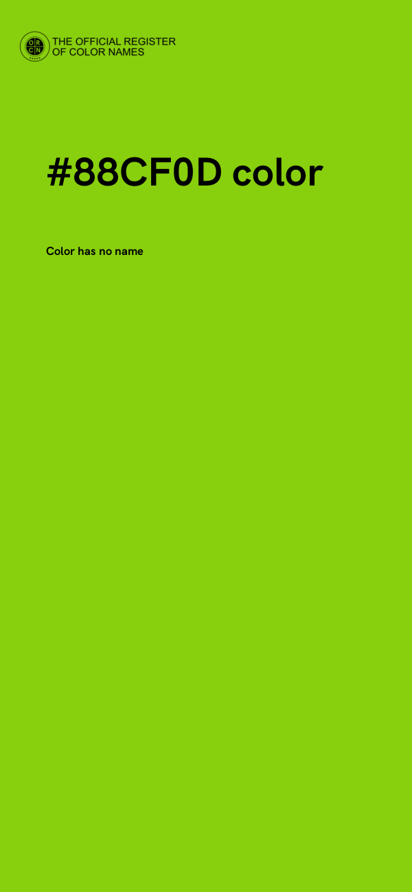 #88CF0D color image
