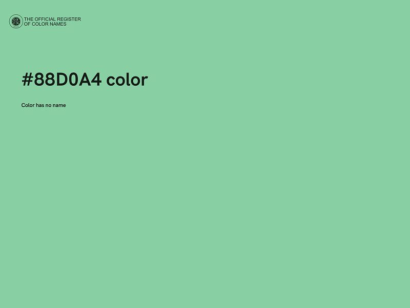 #88D0A4 color image