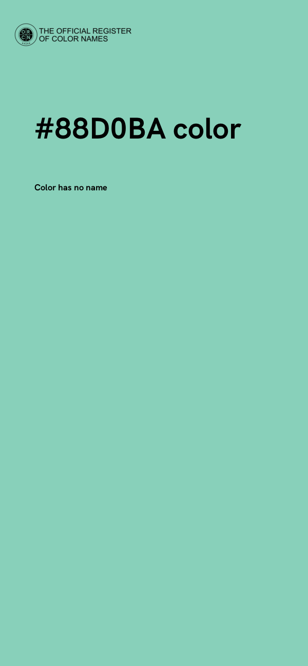 #88D0BA color image