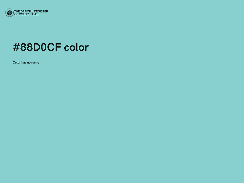 #88D0CF color image