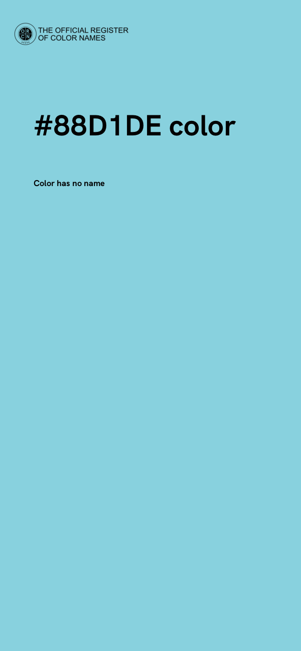 #88D1DE color image