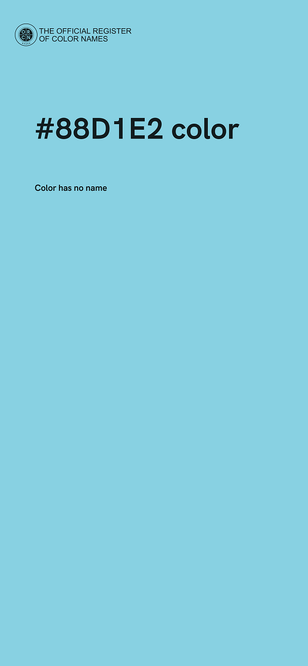 #88D1E2 color image